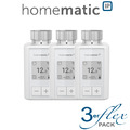 3er Set Homematic IP Smart Home Heizkörperthermostat flex HmIP-eTRV-F