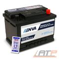 ENVA AUTOBATTERIE STARTERBATTERIE 62Ah 510A 12V inkl. 1x 10g LM Batterie-Polfett