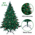 150-210 Weihnachtsbaum Christbaum Tannenbaum künstlicher Dekobaum PVC Tanne Deko