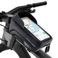 ROCKBROS Rahmentasche Fahrrad Handyhalterung Handytasche bis zu 6,7''Touchscreen