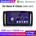 9'' Android 13 Autoradio Für Mercedes Benz R Class W251 2005-2017 GPS Nav 6+128G