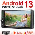 Pumpkin 4GB 64GB 7" Android 13.0 Autoradio GPS Navi Carplay WiFi 2 DIN Bluetooth