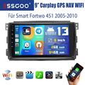 Für Smart Fortwo 451 2005-10 64GB Android13 Autoradio Apple Carplay GPS Navi RDS