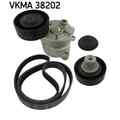 SKF Keilrippenriemensatz VKMA 38202