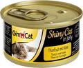 GimCat ShinyCat Thunfisch mit Käse Nassfutter für Katzen 24x70g NEU OVP