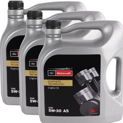 15L ORIGINAL FORD MOTORCRAFT 5W30 A5 ÖL WSS-M2C913-A-B-C-D ersetzt FORMULA F