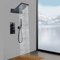 Neu Duschsystem Thermostat Shower Regendusche Duschset Kopfbrause mit Handbrause