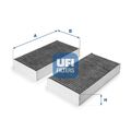 UFI Innenraumfilter 54.215.00 Aktivkohlefilter für MERCEDES KLASSE W251 V251 GL