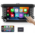 7" Apple Carplay Android 13 Autoradio GPS Navi Für 2 DIN VW GOLF 5 6 Passat Polo