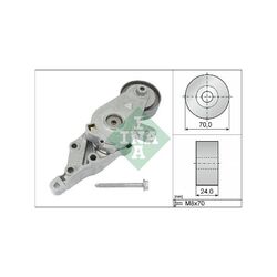 INA Spannarm, Keilrippenriemen FÜR Audi A3 Seat Ibiza Skoda Octavia 534 0140 30