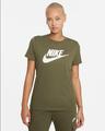 Nike T-Shirt Sportswear Essential, Frau - 223 (Medium Oliven/Weiß)