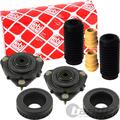 2x FEBI DOMLAGER+PROTECTION KIT VORDERACHSE passend für FORD FIESTA 5 MAZDA 2 DY