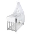 Stubenbett 4 in 1  Beistellbett  Sternenzauber Babybett, Wiege & Kinderban taupe