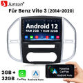 Carplay Autoradio Für Mercedes Benz Vito 3 W447 2014-2020 10"Android12 Navi GPS 