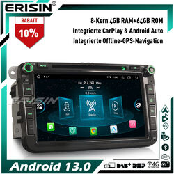 8-Kern Android 13 Autoradio Navi für VW Seat Passat CC B6 Golf 5 6 Tiguan DAB+CD