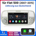 DAB+ Für Fiat 500 2007-2015 Autoradio Android 13 GPS Navi Carplay WIFI FM RDS 