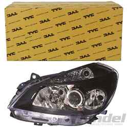 TYC HAUPTSCHEINWERFER H7/H1/H7 RECHTS passend für RENAULT CLIO III 1.2 - 2.0 DCI