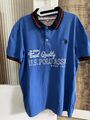 U.S. Polo ASSN. Herren Poloshirt T-Shirt Gr. XL blau