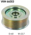 SKF Umlenk-/Führungsrolle Keilrippenriemen VKM 66003 für SUZUKI 60mm VITARA 1 FT