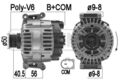 MESSMER Lichtmaschine Generator 150A 14V für Mercedes-Benz C-Klasse T-Model E