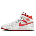 Air Jordan 1 Mid SE Sneaker Turnschuhe Weiß Rot (FJ3458-160) NEU