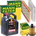 MANN INSPEKTIONSPAKET+5L MOTUL 8100 5W-30 ÖL passend für OPEL ASTRA J 2.0 CDTI