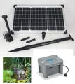 20 WATT W SOLARTEICHPUMPE TEICHPUMPE SOLARPUMPE SOLAR TAUCHPUMPE PUMPE AKKU NEU 