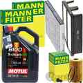 MANN INSPEKTIONSPAKET+MOTUL EFE 5W-30 MOTORÖL passend für HYUNDAI ix35 1.7 CRDI