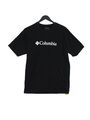 Columbia Herren T-Shirt Brustumfang: 36 in Schwarz 100% Baumwolle Basic