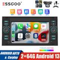 2+64G Android 14 Autoradio Für Ford Focus Transit MK7 C S-Max GPS CarPlay BT Kam