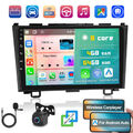 4+64GB Android13 Autoradio FM GPS Navi Carplay Für Honda CRV CR-V 2007-2011 +Kam