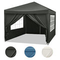 Faltpavillon 3x3m Wasserdicht Pavillon Partyzelt Gartenpavillon 6 Seitenteilen