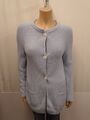 BARBARA LOHMANN Cashmere Strickjacke Gr.40 Cardigan Kaschmir Blau Hellblau