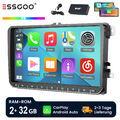 DAB+ Autoradio Android 13 GPS WIFI Carplay RDS Für VW GOLF 5 6 Touran Caddy Polo