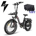 E Mountainbike 20 Zoll Elektrofahrrad Fatbike E-Bike 500W 22AH Pedelec Citybike