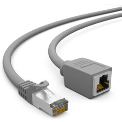 Cat7 Verlängerung Patchkabel LAN Verlängerungskabel Netzwerk Stecker DSL RJ45 ✅TOP QUALITÄT🟢💯 KUPFER🔴600 MHz🔵10 Gbit🟢DE-Händler