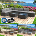 BRAST Gartenlounge-Set "Relax" für 6 Personen - Outdoor Gartenmöbel Sitzgruppe