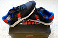 TOMMY HILFIGER / JEANS  Herrenschuhe Sneaker LEATHER RUNNER Freizeit Twili.Navy