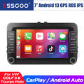 Autoradio Android 13 RDS GPS Navigation Für VW GOLF 5 6 Passat B6 B7 Touran Polo