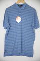 POLO RALPH LAUREN Herren Poloshirt Medium Kurzarm Baumwolle Vintage Blau 90er