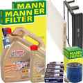 MANN INSPEKTIONSPAKET+CASTROL 5W-30 ÖL passend für HYUNDAI ix35 KIA SPORTAGE 2.0