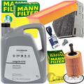 MANN FILTERSET+5L OE VW LL3 ÖL für VW GOLF 6 TOURAN PASSAT 3C AUDI A3 1.9/2.0TDI