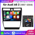 Für Audi A6 1997-2005 S6 RS6 Android 12 CarPlay 9"Autoradio GPS Navi BT WiFi DAB