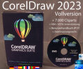 Corel Draw Graphics Suite 2023 Vollversion 2 Win/Mac Box + DVD Jahresabo OVP NEU