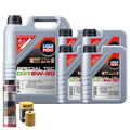 Motoröl 5W30 LIQUI MOLY Special Tec Dx1 9L+HENGST Ölfilter +Ölschlammspülung