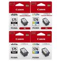 Original Canon Patronen PG-575 + CL-576 XL PIXMA TS3550i TS3551i TR4750i TR4751i