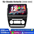 10.1“Carplay Autoradio GPS Navi WIFI BT SWC 2+32G Für Skoda Octavia II 2008-2013