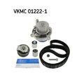 1x Wasserpumpe + Zahnriemensatz SKF VKMC 01222-1 passend für AUDI FORD SEAT