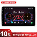 10 Zoll 1DIN Android 13 Autoradio GPS Navi BT WiFi drehbarer Bildschirm Carplay