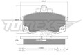 Bremsbelagsatz Scheibenbremse TOMEX Brakes TX 10-361 für LADA 110 2110 SAMARA 2